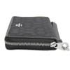 Coach CU150SBKBK Women's Long Wallet Outlet Brand Black Long Zip