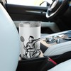 Panda Playing Badminton Player Shuttlecock Stainless Steel Insulated Tumbler