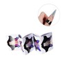 Healvian 300pcs Fish Shaped Nail Art Guide Forms Thickened Crystal
