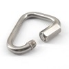 M12 Delta Quick Link 304 Stainless Steel Triangle Carabiner Heavy