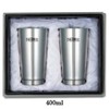 Thermos Vacuum Insulated Silver Tumbler, Set of 2, 13.5 oz