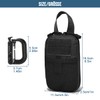 MUCHER 2 x Tool Bag Organiser Small Multitool Bag Tactical