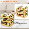 MinBoo Bamboo Can Organizer for Pantry - Stackable Can Dispensers