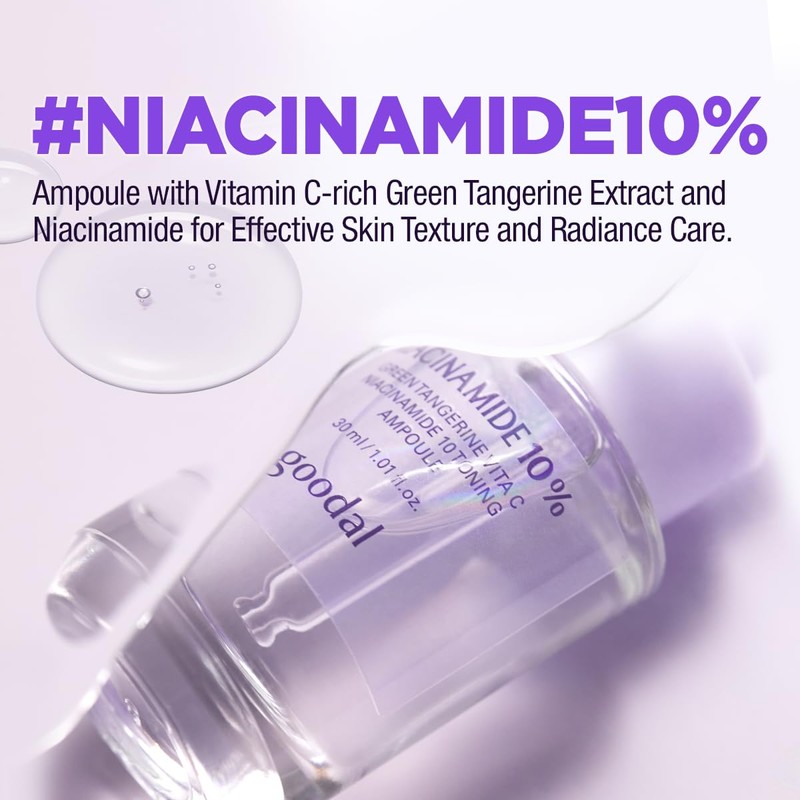 GOODAL Green Tangerine Vita C Niacinamide 10 Toning Ampoule -