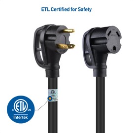 Cable Matters 3 Prong 30 AMP RV Extension Cord - 25ft, (RV Power Cord 30 Amp, NEMA TT-30P to TT-30R) - 25 Feet