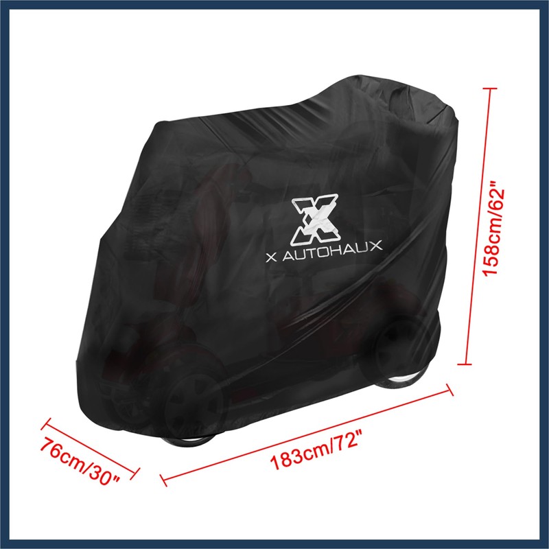 INFINAUTO 3 or 4 Wheel Mobility Scooter Cover Waterproof Sun