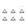 Bell Sticker Set with 6 Pieces Sticker Bell Doorbell Alarm