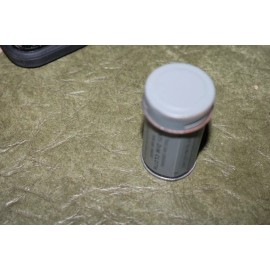 Mint condition WWII USGI gas mask bag anti dim cloth in canister