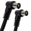 kenable RF Fly Lead Right Angle Male Plug to Plug