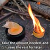 Procamptek Fire Strip Roll 55-feet Weatherproof Waxed Fire Starter Tinder