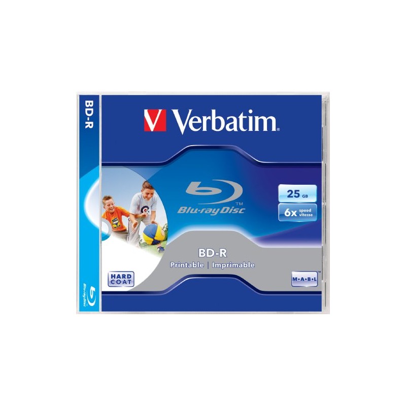 Verbatim 43712 BD-R, 6fach, 25GB, bedruckbar