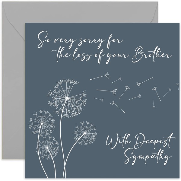 Sorry For The Sad Loss of Your Brother Sympathy Card