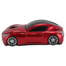 Sport Car Shape Wireless Mouse 1600 DPI Optical Sensor Mice 2.4 GHz USB Receiver Mouse for PC for IOS Red