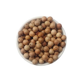 Wooden Beads 6mm 400pcs Round Loose Beads for Bracelet Necklace Jewelry Making Craft DIY (6mm, Color 4)