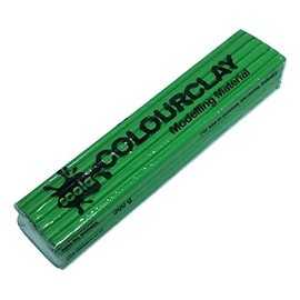 SCOLAQUIP Scola Colour Clay 500g Re-Usable Non Hardening Animation/Modelling Clay - (09 Light Green) - More Colours (Click)