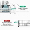 GSlife Expandable in Sink Dish Drying Rack - Stainless Steel