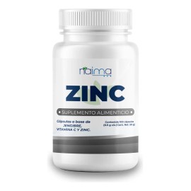 Naíma Zinc 500mg Vitamina Jengibre 100 Cápsulas Gluten