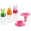 CuteZCute Bento Soy Sauce Case Container Set with Funnel, 3