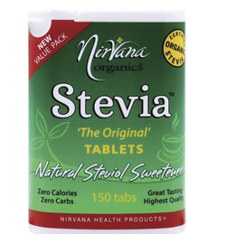 Nirvana Organics Stevia Tablets, 150 Tabs