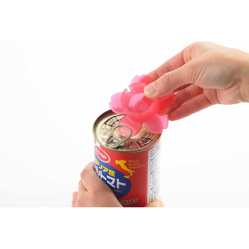 Yoshikawa 4003093 Plastic Bottle Opener & Drainer Stand (Pink/Blue)