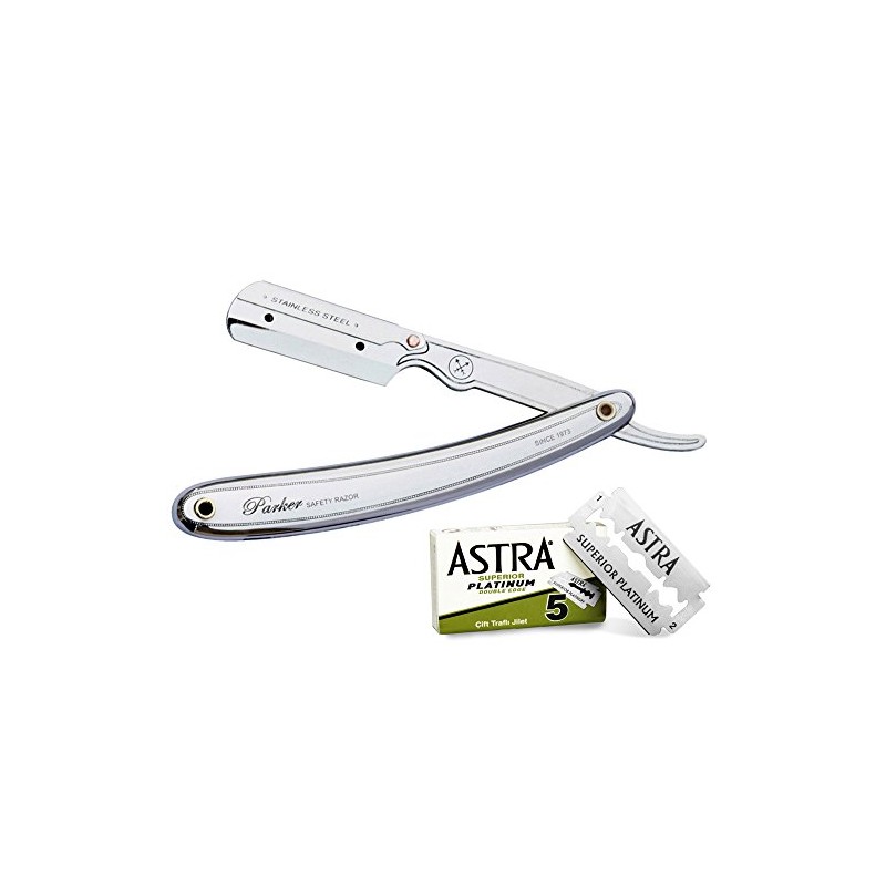 Parker 31R Professional Stainless Steel Razor with 5 Blades ASTRA