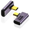 USB C Adapter 40Gbps, USB C Male to Female Adapter,