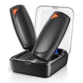 Hand Warmers Rechargeable with Charge Case, 2 Packs 14,000mAh Electric Hand Warmer Battery Powered Dual Sided Reusable Long Battery Life Portable Pocket Heater Gifts for Men Women Golf, Hunting Gear