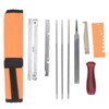 10Pcs Chainsaw Sharpener File Kit Chainsaw Chains Accessory for Garden