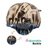 Winitas Gorro grande de satén de seda para mujeres negras,
