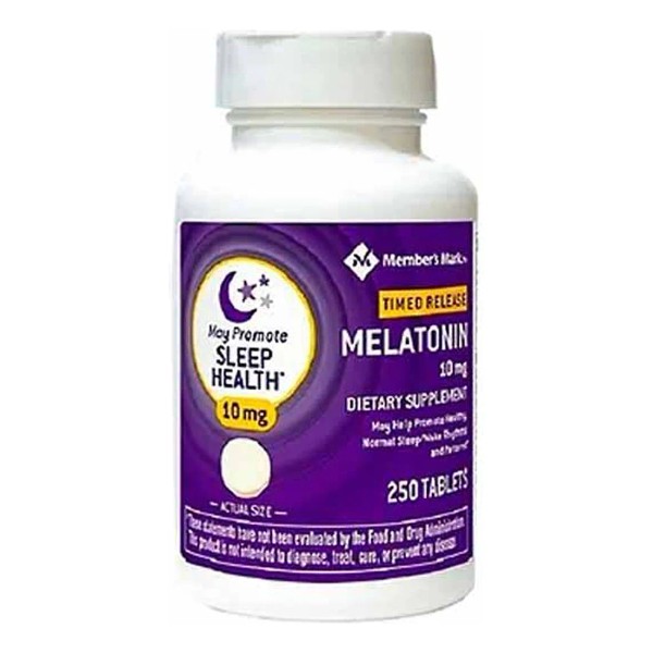 Melatonina 10 Mg Liberación Prolongada Premium | 250 Tablets Sabor
