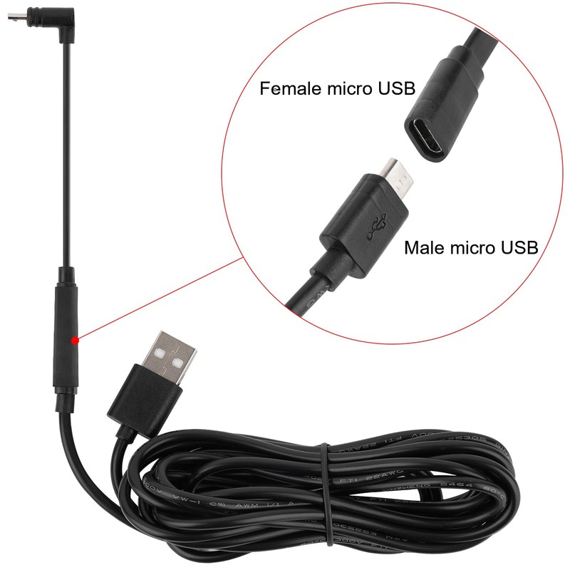 Uogw 2 Pack Extension Cable Compatible with Wyze Cam Pan