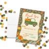 Pick Up Truck Full of Pumpkins Birthday Party Thank You
