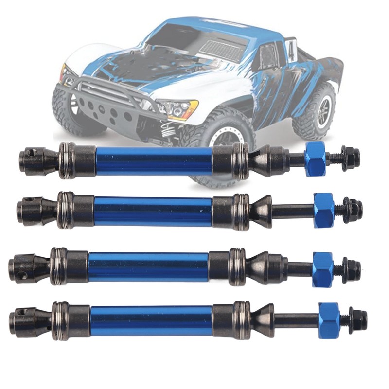 4Pcs CVD Front Rear Drive Shaft Metal Transmission Axle for