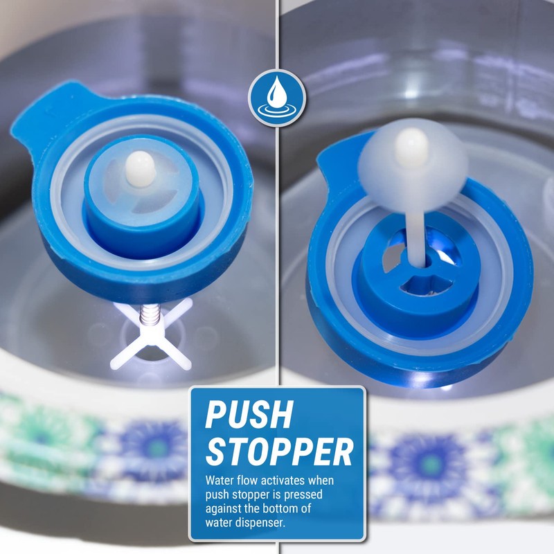 TERA PUMP No Spill Water Jug Cap For Top Loading