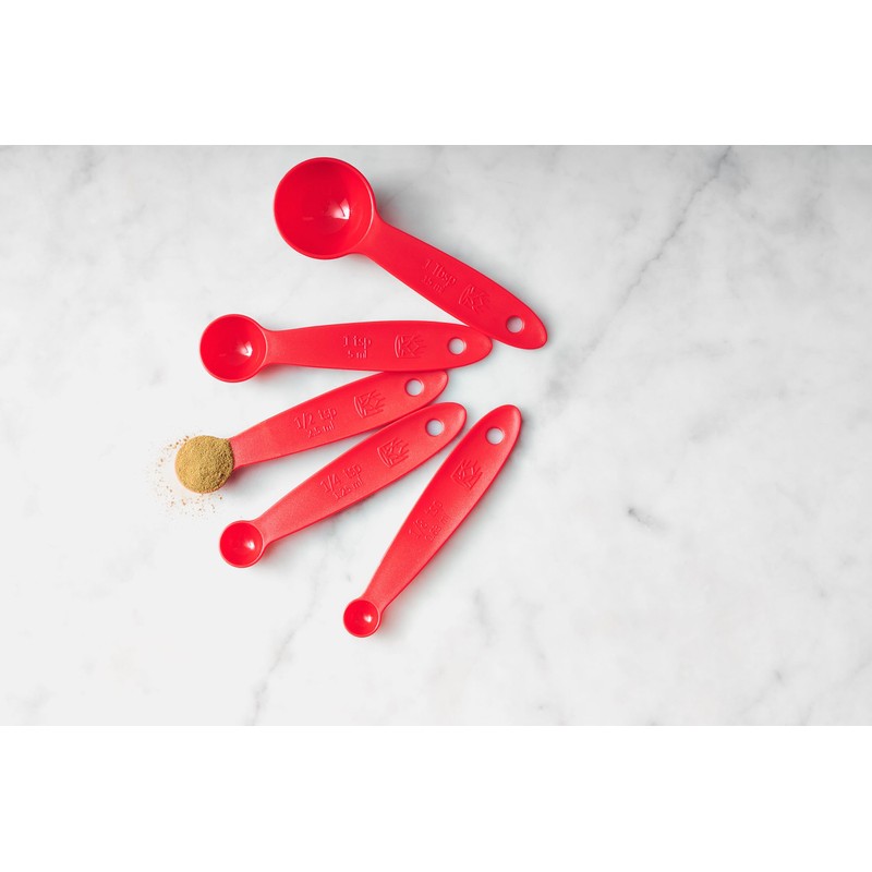 King Arthur Baking Company Lightweight Measuring Spoons, BPA-Free, PFAS-Free, 5-Piece