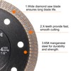 HARFINGTON 10pcs Diamond Saw Blade 4" Dia 7/8" Arbor Circular