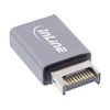 InLine® USB 3.2 Adapter, Internal USB-E Front Panel Male to