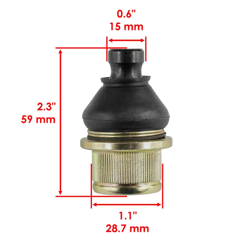 Arctic Cat 4 Ball Joints Upper Lower Set for Arctic