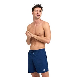 Arena Icons Men's Solid Beach Boxer Navy