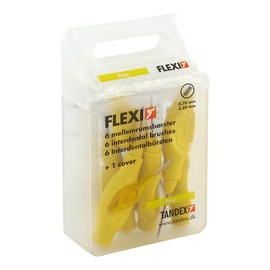 TANDEX Flexi Interdental Brushes 0.7 mm Gel Pack of 6
