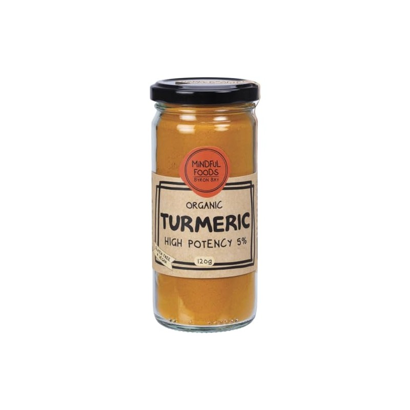 Mindful Foods Organic Turmeric Jar 120 g