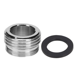 Faucet Adapter Faucet Diverter, Brass Faucet Aerator Adapter Male Female Kitchen Faucet Adapter Converter to Faucet Aerator, Garden Hose, Standard Hose in RV, Apply on Both Removable and Cache Aerator