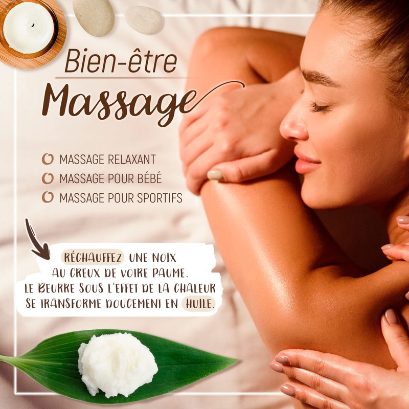 SheaButter Organic 200 g - Karité Butter - 100% Pure