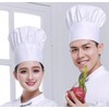 White Banded Sanitary Chef Hat for Kitchen and Restaurant Cooking 1 Piece 10ea