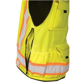 ML Kishigo Professional Surveyors Vest 2XL Lime