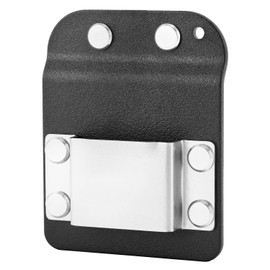 QWORK Tape Measure Holder, Heavy-Duty Belt Clip Hook Holster, Fits 1.5" 1.75" 2" Belt Widths