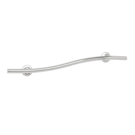 Seachrome 36 inch Bathroom Wave Grab Bar Polished Finish