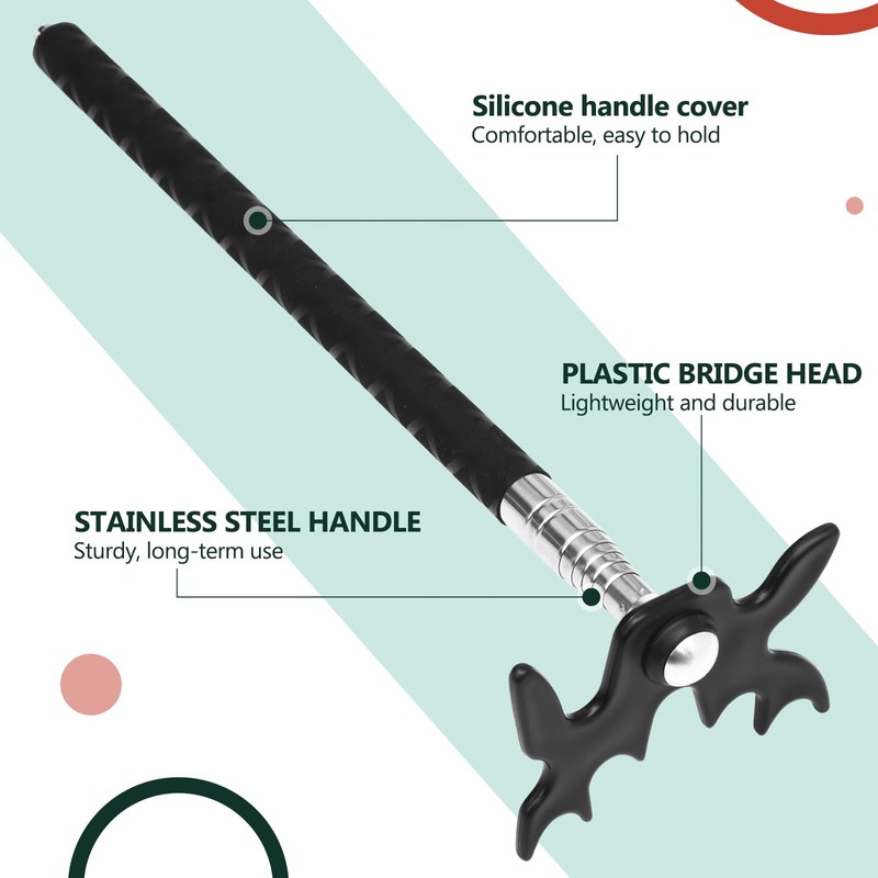 Skylety Retractable Billiard Cue Stick Bridge with Bridge Head, Snooker