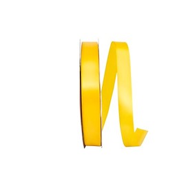 Reliant Ribbon Single Face Sfs Satin Ribbon, 7/8 Inch X 100 Yards, Yellow Gold
