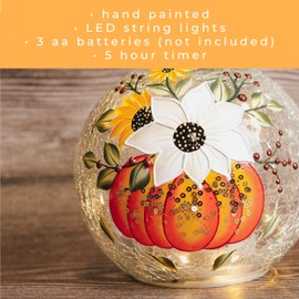 A Cheerful Giver - Pumpkin Bouquet - Glass Orb